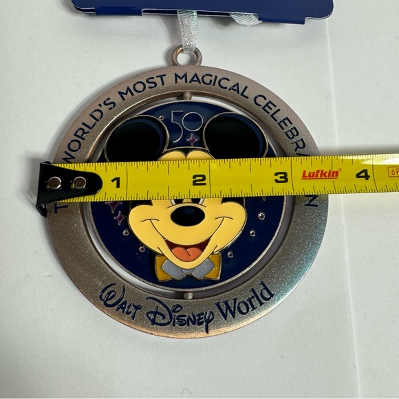 NWT. Disney WDW 50th Anniversary Mickey Spinner Ornament Walt Disney World. - Picture 8 of 8